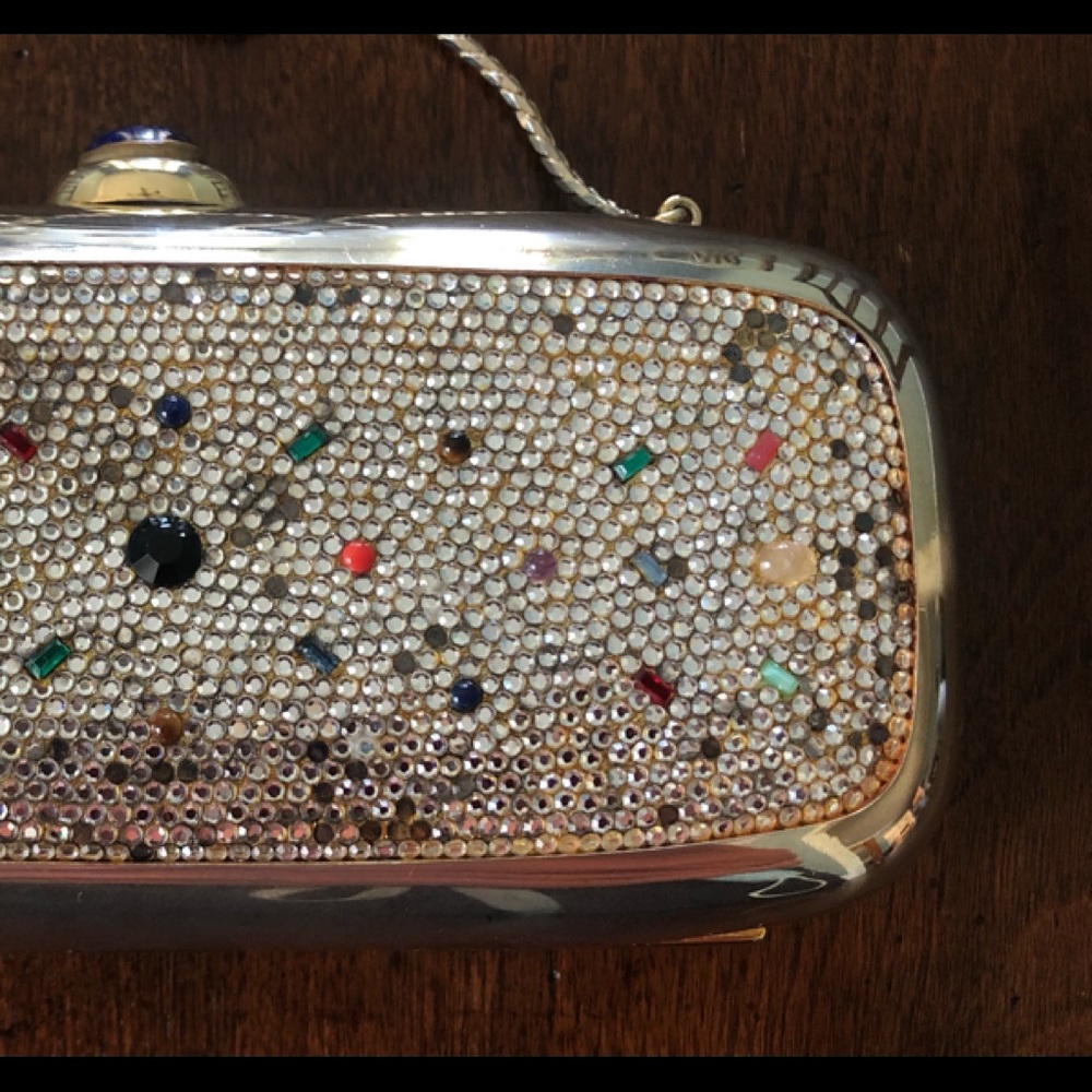 Judith Leiber Crystal Clutch Bag